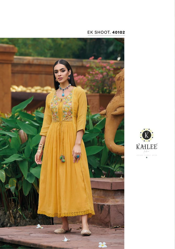 Ek Soot Vol 2 By Kailee Party Wear Kurtis Catalog